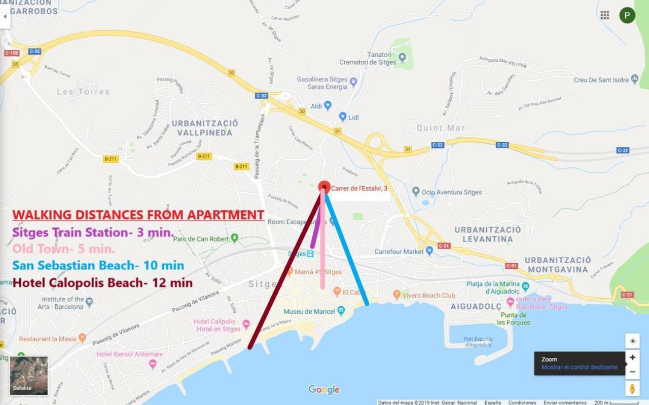 Sitges Centre Deluxe Penthouse Apartment エクステリア 写真